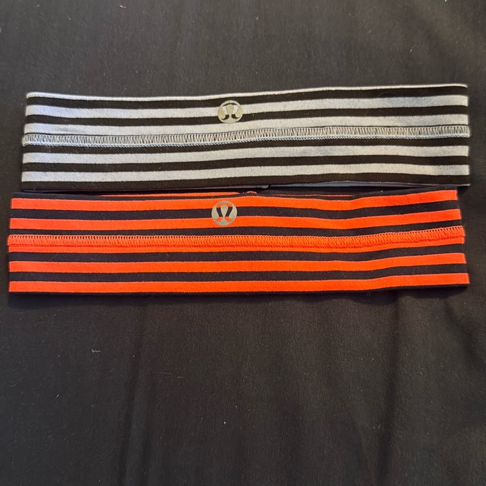 Lululemon Striped Headbands Set